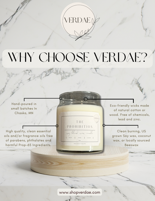 Why choose Verdae? We carefully select clean, quality ingredients in all of our products!